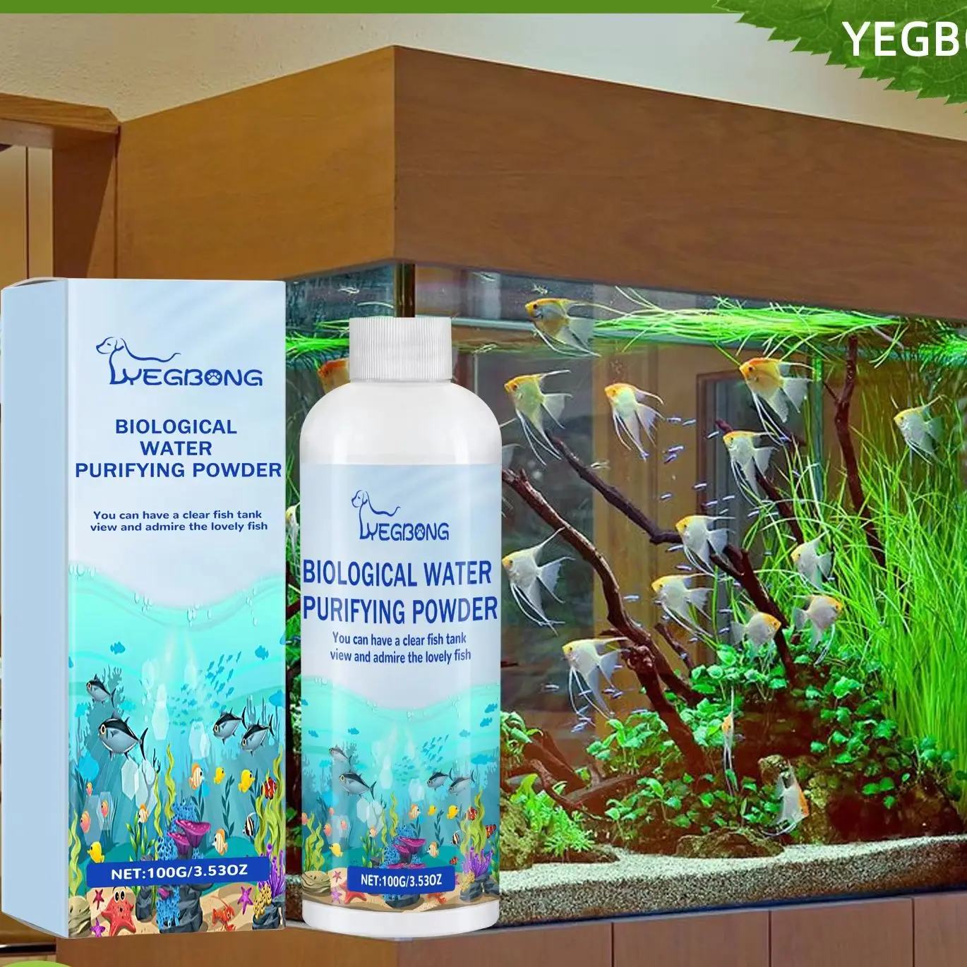 Planted Aquarium Algae Control - Pó de controle de algas de