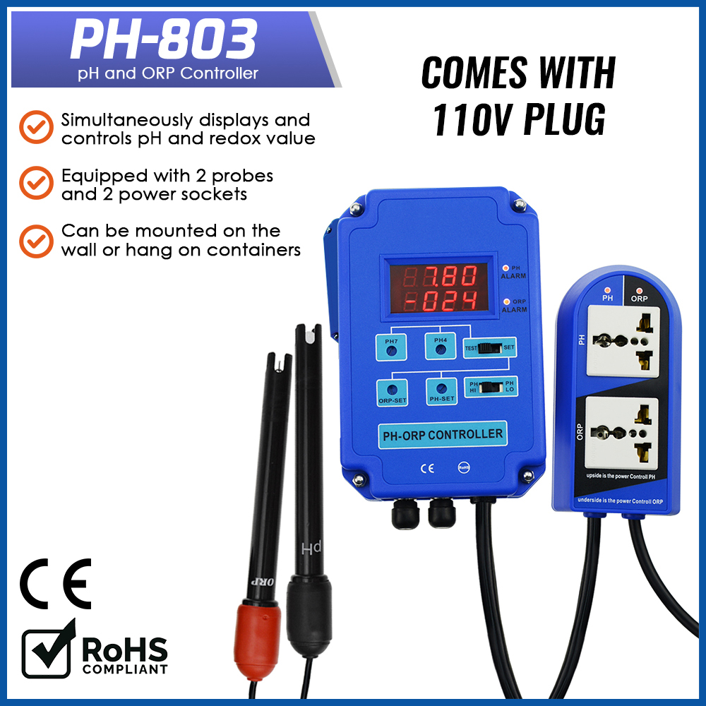 Planted Aquarium Ph - Monitor de controlador digital pH ORP