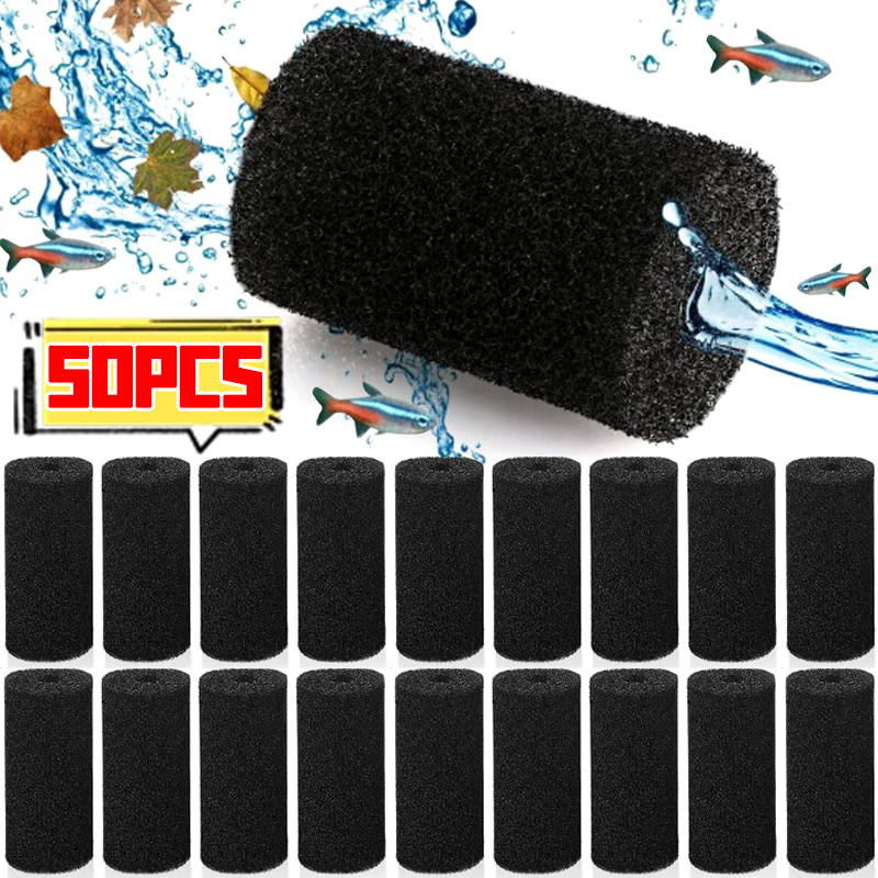 Aquarium Planted Filter - 50/5x Esponja Pré-Filtro para Aquário, Espuma