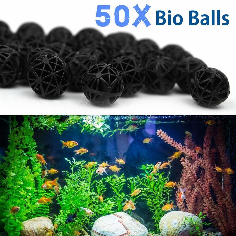 Planted Aquarium Fertilizer - 50 Peças de Bolas Biológicas de