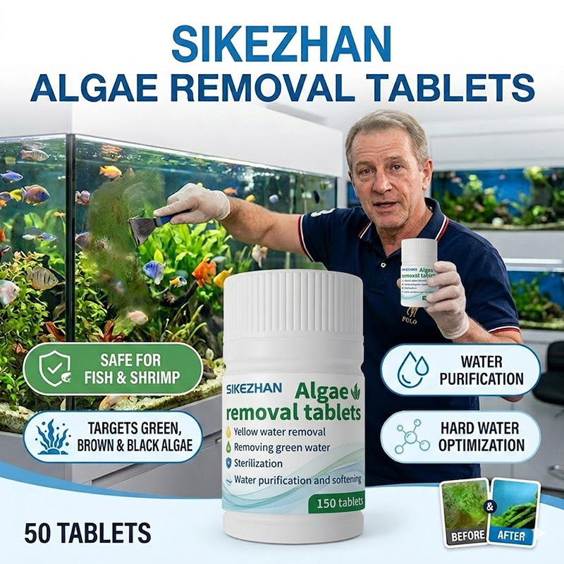 Planted Aquarium Algae Control - Tabletes Removedores Rápidos de Algas para