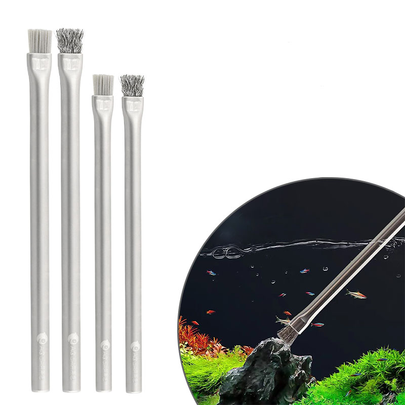 Planted Aquarium Algae Remover - Aquapro escova de limpeza de algas,