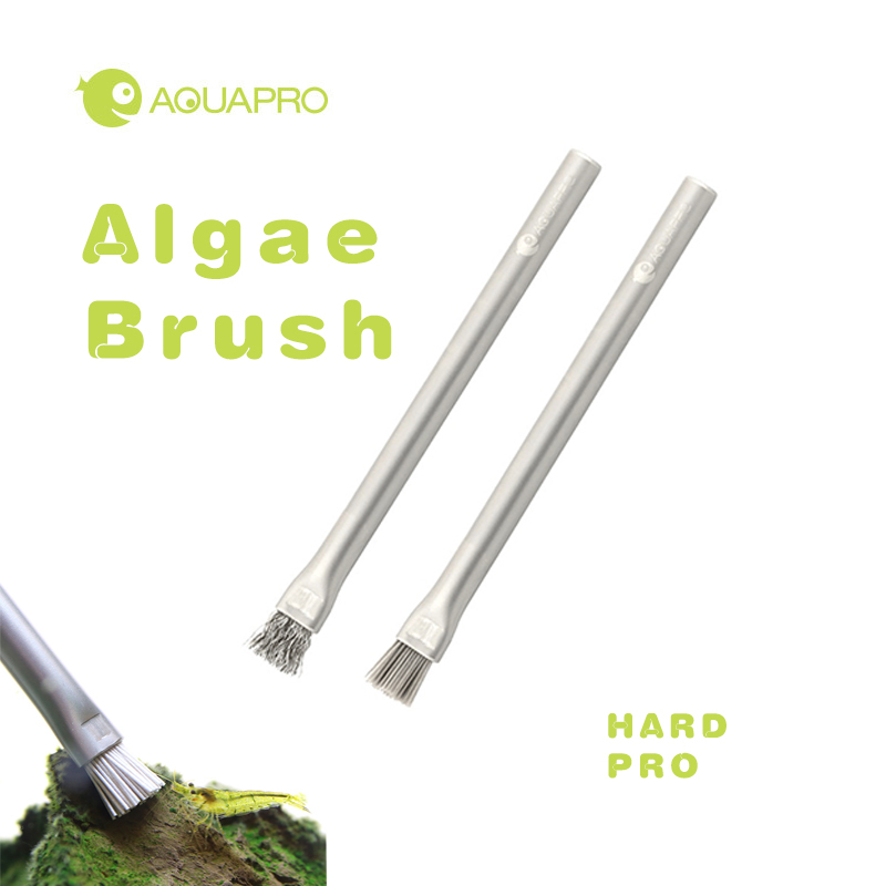 Planted Aquarium Algae Remover - Aquapro algas escova ferramentas de limpeza