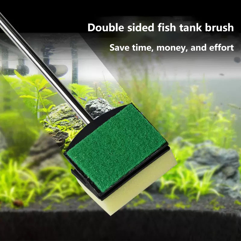 Planted Aquarium Algae Remover - Escova de Limpeza Flutuante para Aquários