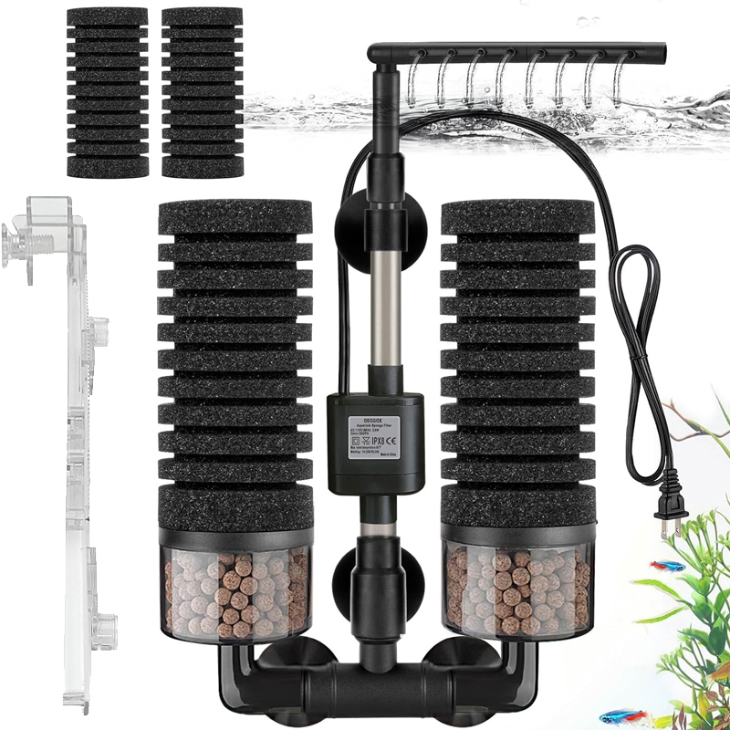 Aquarium Planted Filter - 3-em-1 clipe no filtro de energia