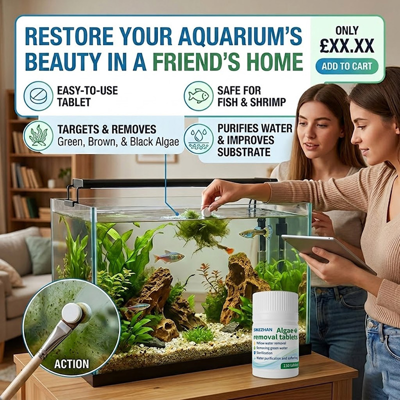Tabletes Removedores Rápidos d - Planted Aquarium Algae Control avaliação e preço