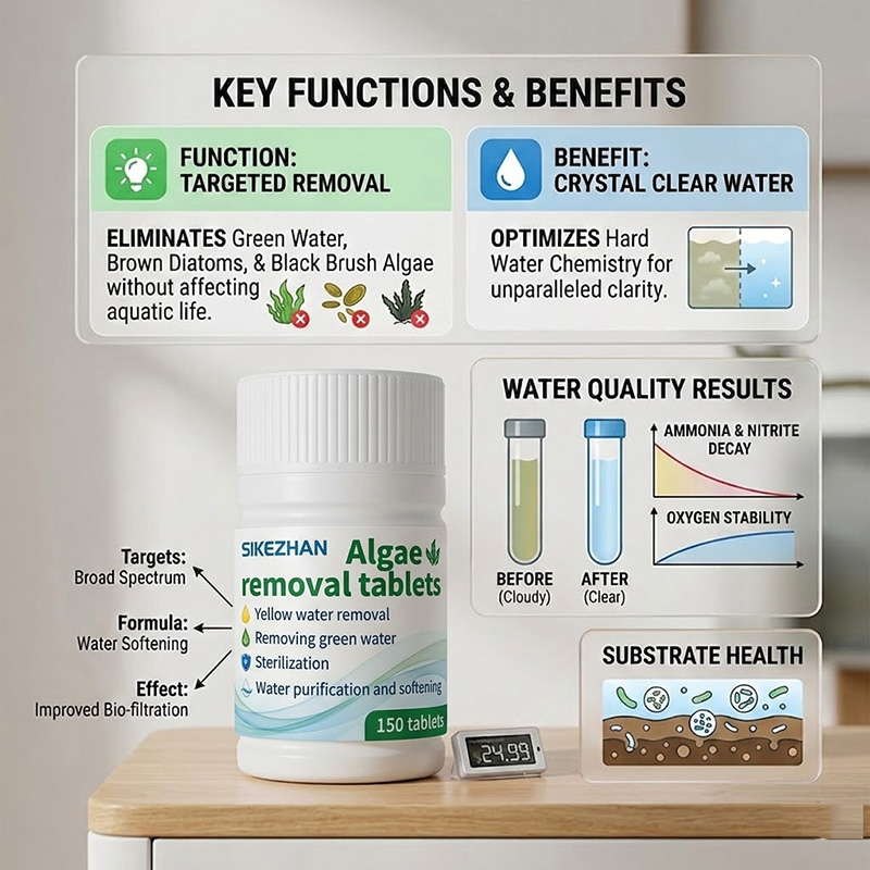 Tabletes Removedores Rápidos d - Planted Aquarium Algae Control avaliação e preço