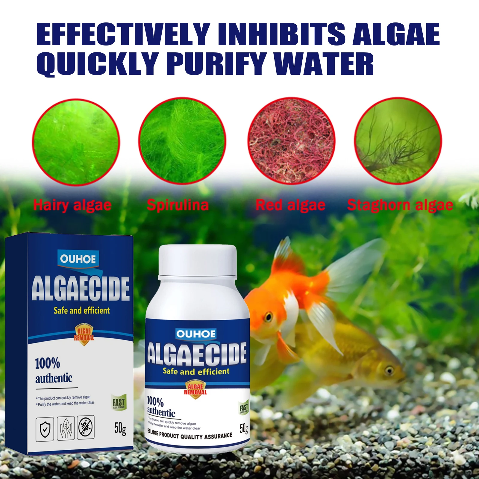 Removedor de algas de aquário, - Planted Aquarium Algae Control avaliação e preço